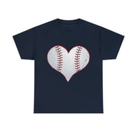 Baseball Heart Unise grafička majica