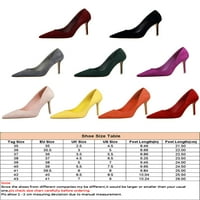 Glookwis Womenske pumpe istaknute prstiju stiletto pete cipele za pete dame dragi udobne klizanje otporne