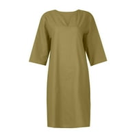 Ljetne haljine za žene Ženske haljine Shift Boho Haljine Solidne haljine Plaža Haljina za odmor Pokloni