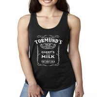 Tormunsova velika divovska divovska igra Bredbane branda Thrones Pop Dame Racerback Tank top, tahiti