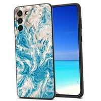 Kompatibilan sa Samsung Galaxy S telefonom, Blue-Marble999- Silikonska futrola za silikon za teen Girl Boy Case za Samsung Galaxy S22