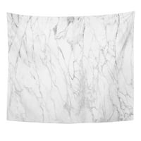 Siva Carrara Bijeli mramor. Dizajn enterijera Countertop Stone Crna zida Umjetnost Viseća tapiserija