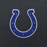 Muški Antigua charcoal Indianapolis Colts Victory Chenille Pulover Hoodie