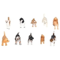 Set za igračke figurine za pse, sigurnosne pse, super ručno oslikane psi životinje igračke za djecu