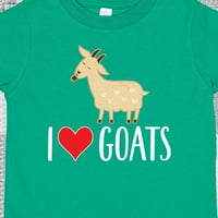 Inktastična koza slatka i love koze na farmi životinjski poklon mališač majica ili majica mališana