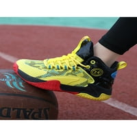 Sanviglor Kids Basketball Cipele okrugle prste tenisice Mid Top Trčanje obuke za cipele Prozračne trake