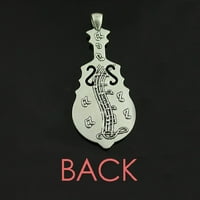 Logo Burning Lung Art Deco modni privjesak Nakit Music Guitar Moment Hangtag