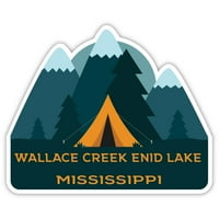 Wallace Creek Enid Lake Mississippi Suvenir Dekorativne naljepnice