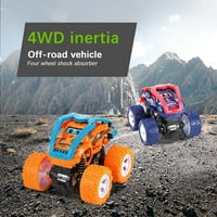 Mortilo inercijalni pogon na sva četiri kotača za rotirajuće vozilo za penjanje model za penjanje protiv kaskade automobila dječje igračke Crvene igračke i hobiji poklon