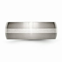 Titanium sterling srebrni otvor za četkicu veličine: 10; za odrasle i tinejdžere; Za žene i muškarce