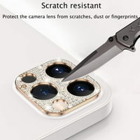 Dijamantna zaštitnica fotoaparata Kompatibilan je s iPhone Pro Max iPhone iPhone Glitter zaštitni ukras