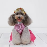 PET Cat Dog Princess set prsluk džemper Zima topla haljina za odjeću