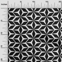 Onuone svilena tabby crna tkanina Geometrijska oprema za preciziranje priključaka ispisa šivaće tkanine sa dvorištem širom