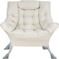 Moderna mekana akcentna stolica dnevni boravak Tapacirana jednokratna fotelja High Back Lazy Sofa