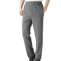 Edvintorg muške lagane pantalone plus veličina muške hlače Atletska modna boja labavi elastični struk
