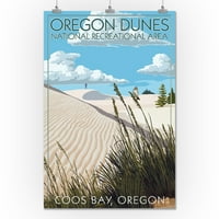 Zaljev Coos, Oregon, pješčana dnevna scena