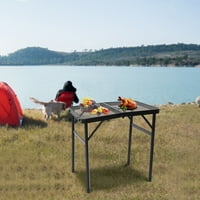 Miumaeov kamp stol za kampiranje savijajući tablicu, prenosivi ultralight kamp stol za piknik kamp za
