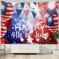 Dan nezavisnosti Tapiseri, Dan nezavisnosti Američka zastava Tapiserija za kočiju Viseće, velika zidna tapiserija, 4. srpnja pozadina, S-100 *