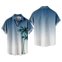 Pedort muške kratke hlače prema dolje prevelika kratka majica za muškarce tinejdžeri labavi majice Sky Blue, L