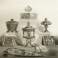 Relikvija povezana sa kraljicom Elizabete. Od ilustracija engleskog i škotskog povijesti objavljene 1882. Hilary Jane Morgan dizajn slika