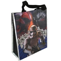 Star Wars torba torba za višekratnu točku - The Force buke tote tote, srednje veličine Silver Foil Torba za višekratnu upotrebu
