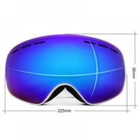 Dvoslojni skijaške naočare za muškarce žene, anti-magne zaglavlje naočale za sunčanje snježne motorne sanke na otvorenom