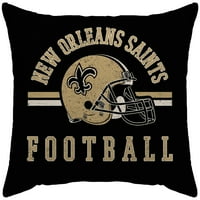 New Orleans Saints 18 '' 18 '' kaciga za kacigu Duck Tkanina D-COR jastuk