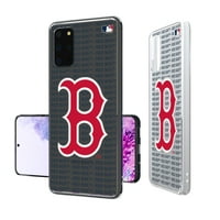 Boston Red SolAxy Text Backdrop Clear Case