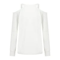 Košulje za žene Dressing Ležerne prilike dugih rukava majica s dugim rukavima V-izrez za dugih rukava