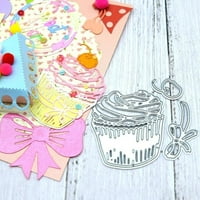 Cake Cupcake Rezanje metala umire screpbooking reljefni karton papir .Deco O9G0