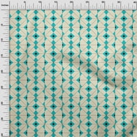 Onuone svilena tabby tkanina Diamond Geometrijska štampana tkanina od ispisa