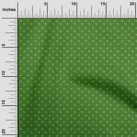 Onuone pamučne svilene zelene tkanine Retro oštrine šivene zanatske projekte Tkanini otisci dvorišta široko