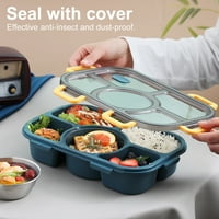 Kangqi Držač za ručak Bo Multi-Grid BPA Besplatno Veliki kapacitet prijenosni sendvič bo salata kontejneri