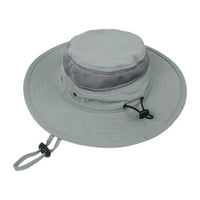 Dyfzdhu Bucket Hats Kid's Sun Hat Wide Brim UPF 50+ Zaštitni šešir za dječake Toddler Djevojke Podesivi