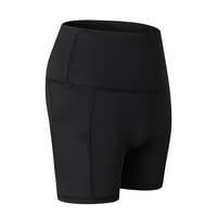 Sportske hlače Laskesso za žene High Struk Brze suhe fitness kratke hlače atletski kompresion čvrste