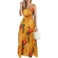 Podudarni setovi za žene Ljeto Modni ljetni ženski print casual tipke bez rukava + suknja Setcomfy pamučni