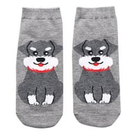 Ertutuyi Žene Ležerne prilike Pamučne čarape Animacija Animacija Lik Slatka poklon Sock Grey