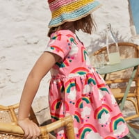 Haljine za djevojke Dječja dječja dugačka haljina Proljetna haljina ljetna haljina slatka dugačka haljina