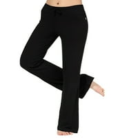 Seksi plesne žene joga hlače pantalone za fitness sportske hlače gamaše nacrtaju sredinom struka zvona donji dio donjeg odjeća