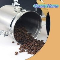 Kavan za kafu, kavoz od nehrđajućeg čelika sa škap i datumom tragača, za kafu, čaj, šećer