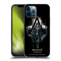 Dizajni glave službeno licencirani atentatsono udruženi sindikat znakova Art Jacob Frye Logo Soft Gel Case kompatibilan sa Apple iPhone Pro Maxom