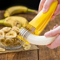 Gaiseeis banana nož od nehrđajućeg čelika Voće povrće Kuhinjski alati za paljenje žute boje
