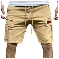 Muxika Teretne kratke hlače za muške plus veličine Bermuda kratke hlače Joggers Dukserišta hladnjaka opuštena fit duljina koljena sa džepnim sjajnim kratkim hlačama