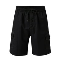 Muški sportski kratke hlače prugasti jogging dno ljetne pantalone za trening s džepovima Elastični struk