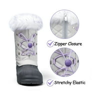 Komforme čizme za snijeg obloženo vodootporno zimsko čizma veliko dijete veličine 2