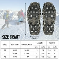 Cramponi vuča za vuču - sip-snježni hvataljke Strite Overshoe obuća za pješačenje na ledu