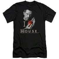 Kuća - I Heart House - Premium Slim Fit Majica kratkih rukava - mala