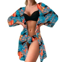 Ženske kupaće odjevanje Kupanje Žene Mid Struk Bikinis Bikini Set Pokrijte kupaći kostim za žene Push