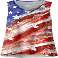 Dabuliu 4. jula Ženski tenk TANK GORNJA DAN NOVINSKIH BUYEGELESS Okrugli vrat Američka SAD Zastava za