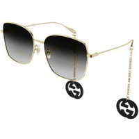 Gucci GG1030SK ženski sjajni zlatni metalni okviri sunčane naočale